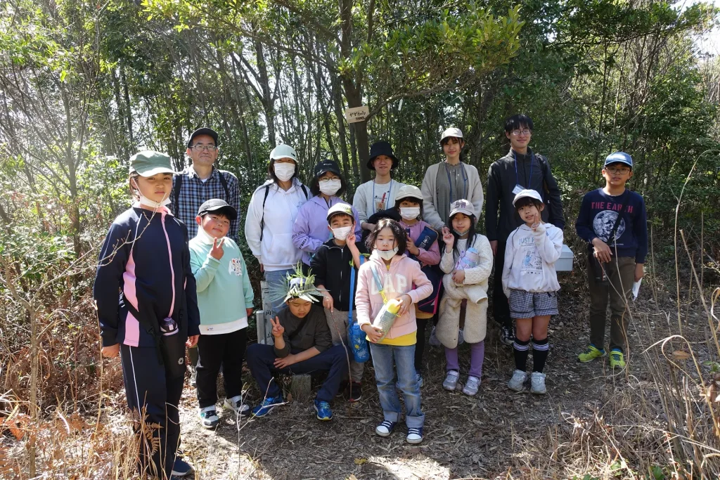 山頂で記念撮影